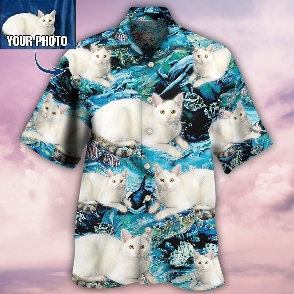 Cat Various Style Custom Photo - Hawaiian Shirt 