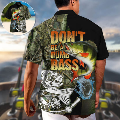 Fishing Don't Be A Dumb Bass - Unisex Hawaiian Shirt For Men and Women