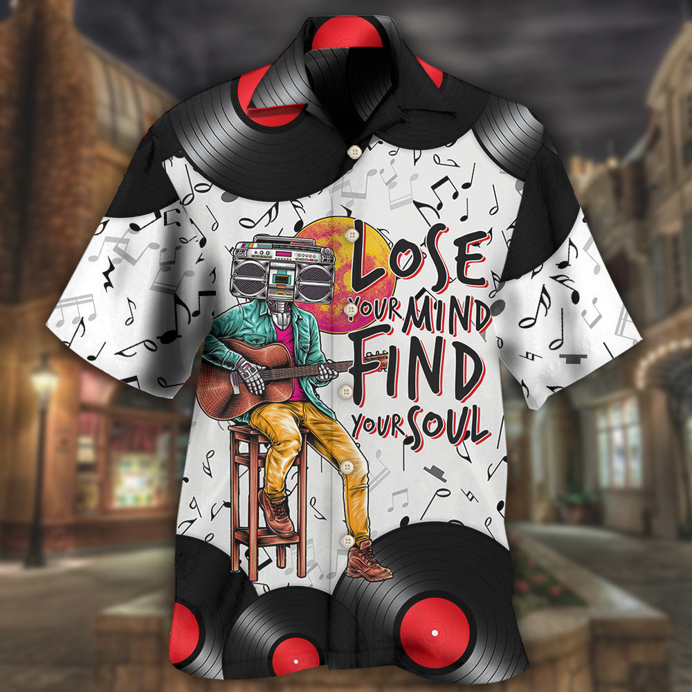 Music Stereo Lose My Mind Find Your Soul - Hawaiian Shirt 