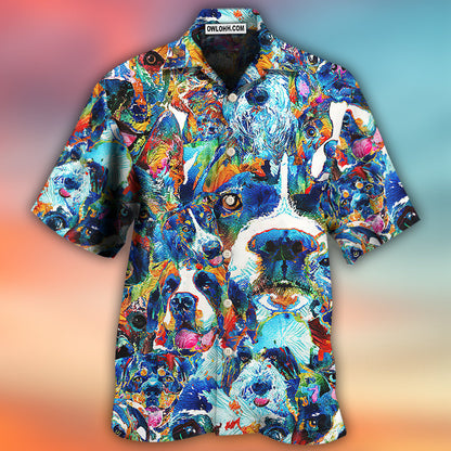 Dog Lover Delight Art Style - Hawaiian Shirt 