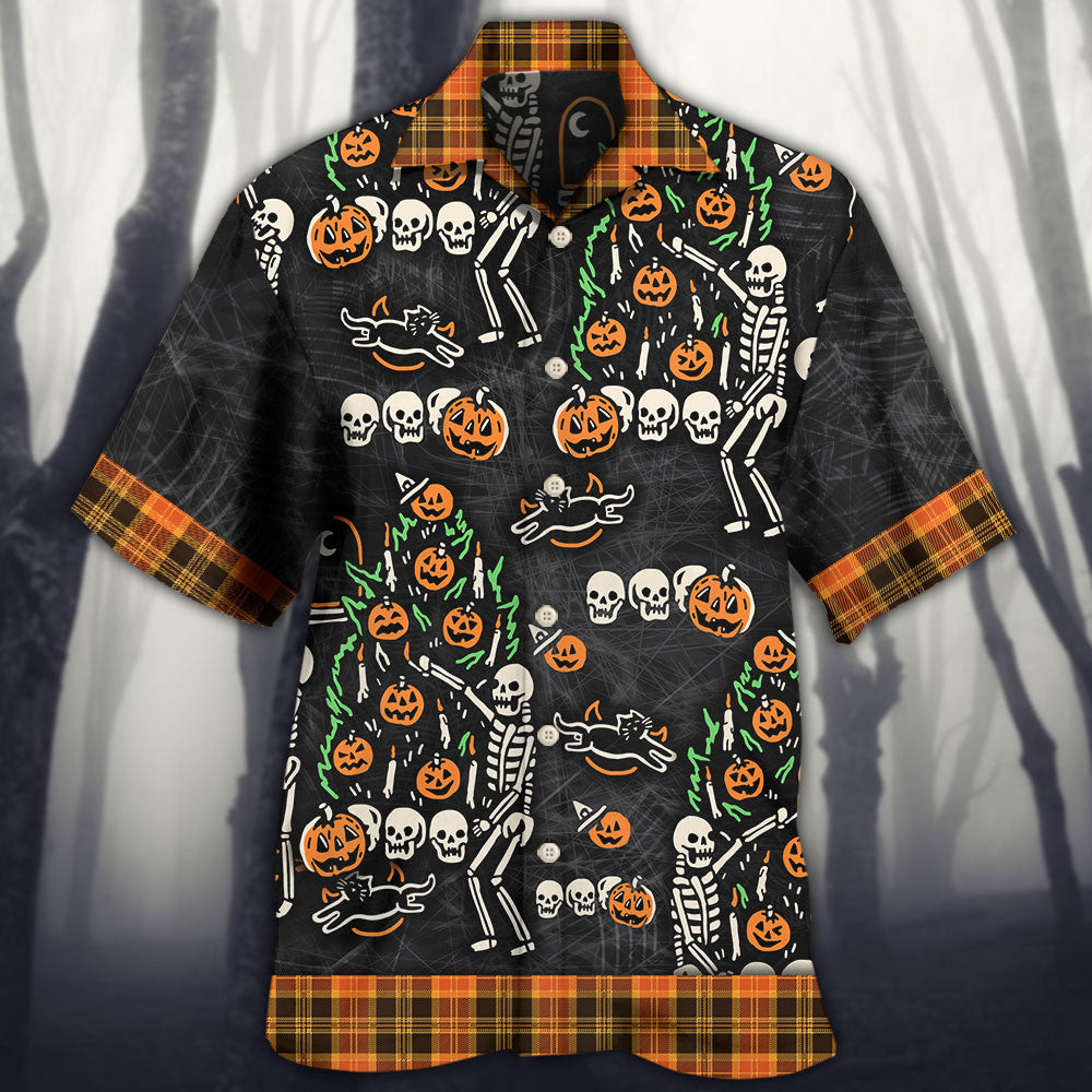 Halloween Skull 'Tis The Season To Be Creepy - Hawaiian Shirt 