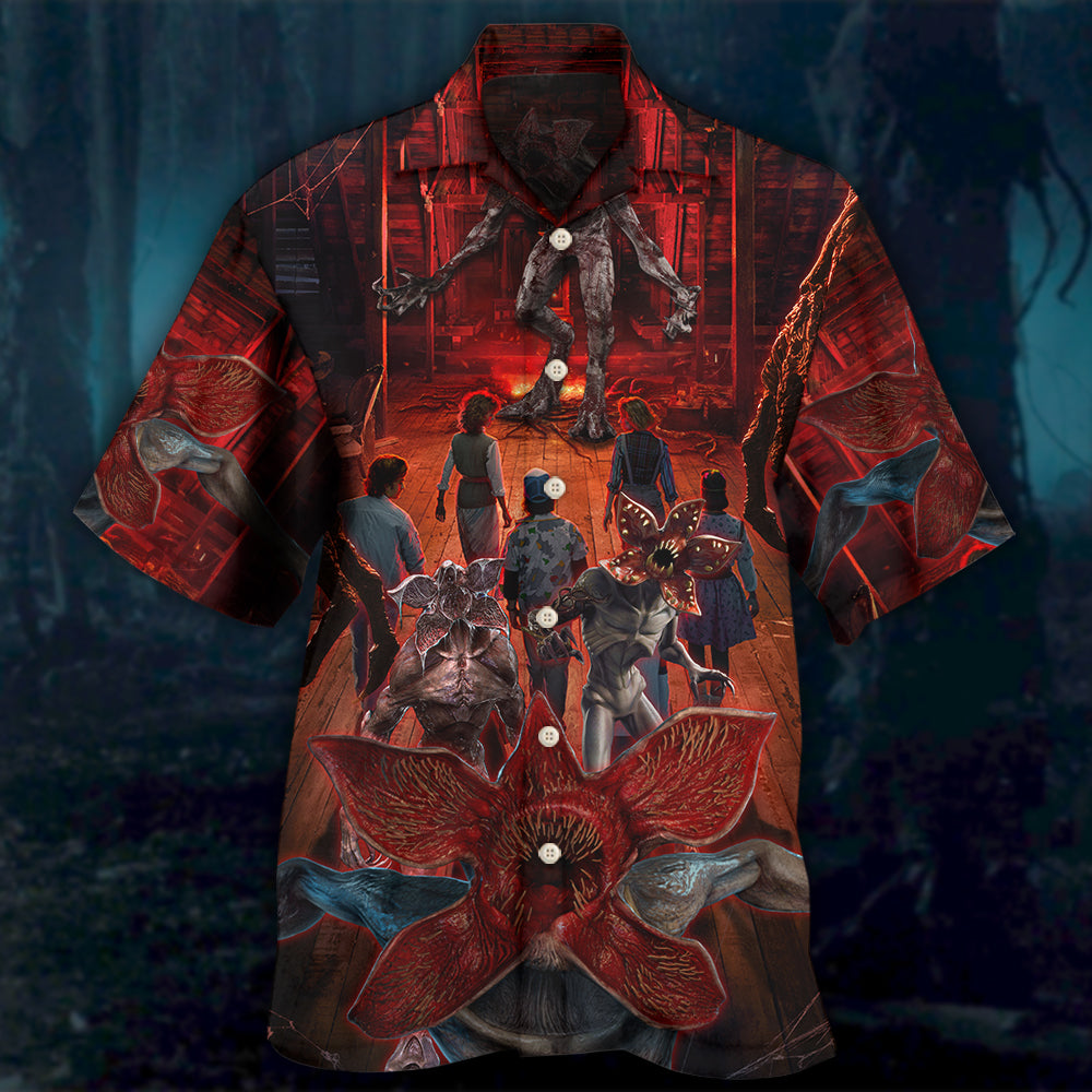 Demogorgon Monster Invading Hawkins - Hawaiian Shirt 