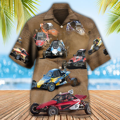Autocross Cars Crazy Racing - Hawaiian Shirt 