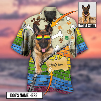 German Shepherd Dog Various Style Custom Photo Personalized - Hawaiian Shirt 