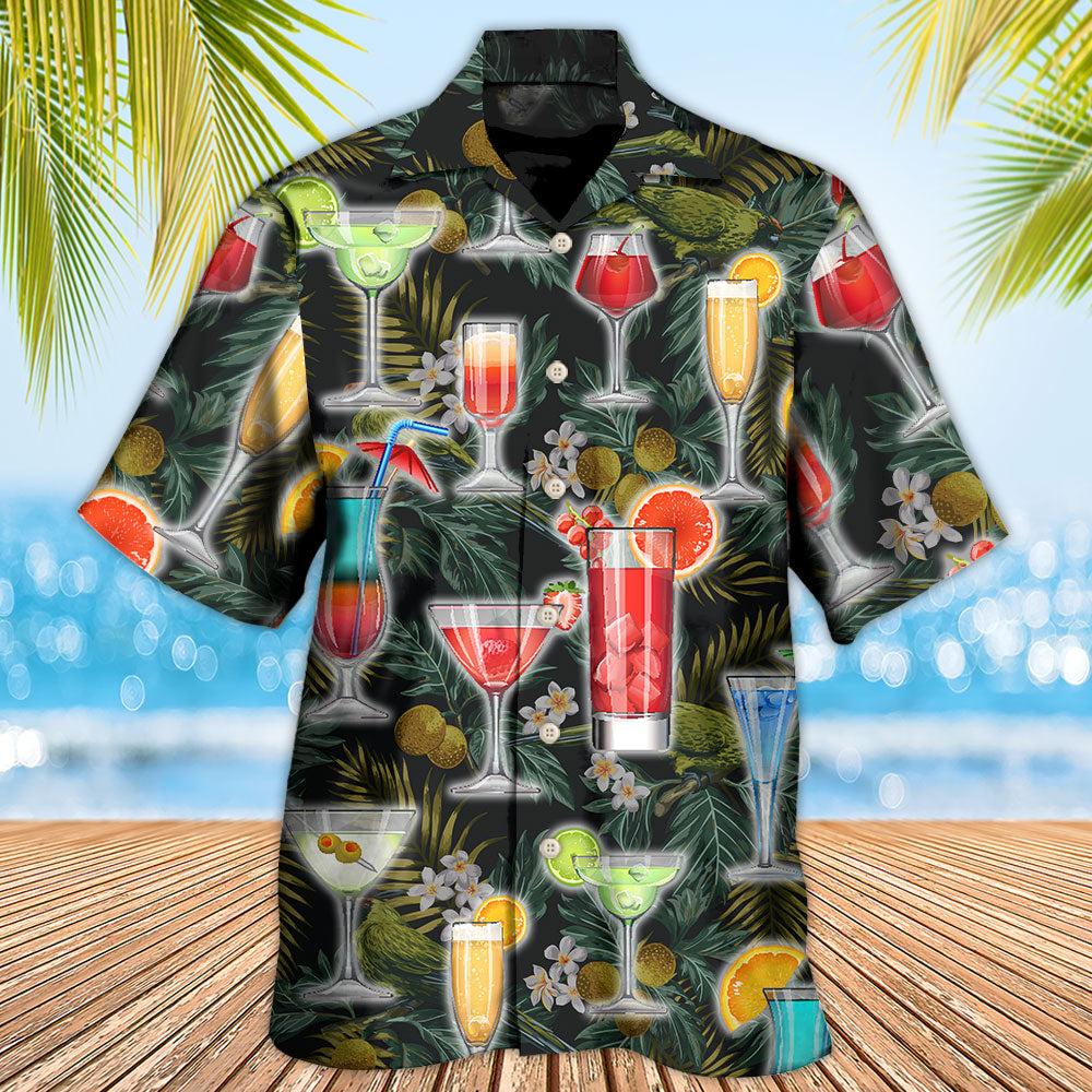 Cocktail Summer Tropical Beach - Hawaiian Shirt 