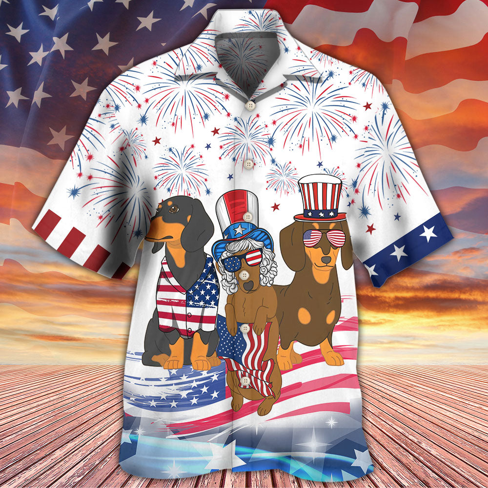 Dachshund Independence Day Is Coming - Hawaiian Shirt 