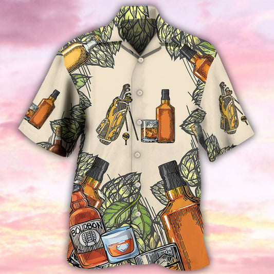 Golf And Bourbon I Like - Hawaiian Shirt 