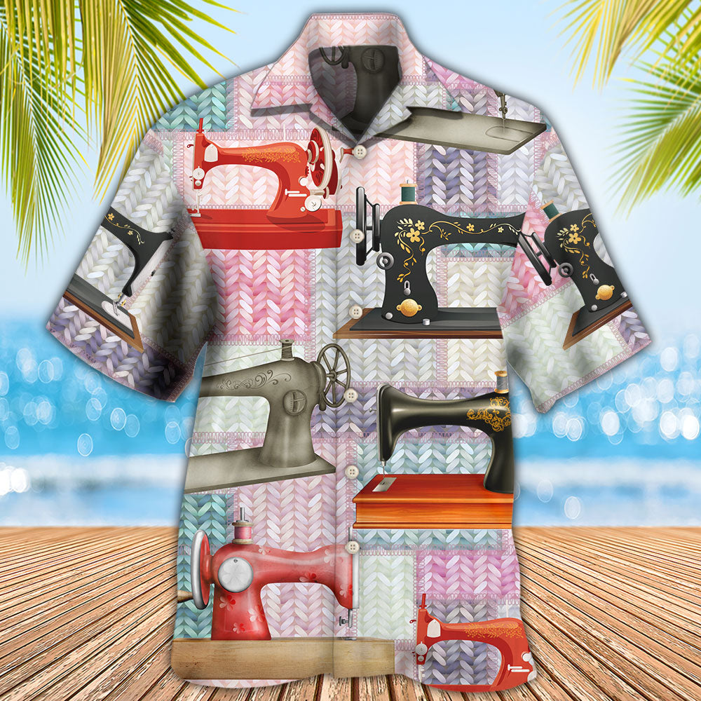 Quilting Machine Knit Fabric - Hawaiian Shirt 