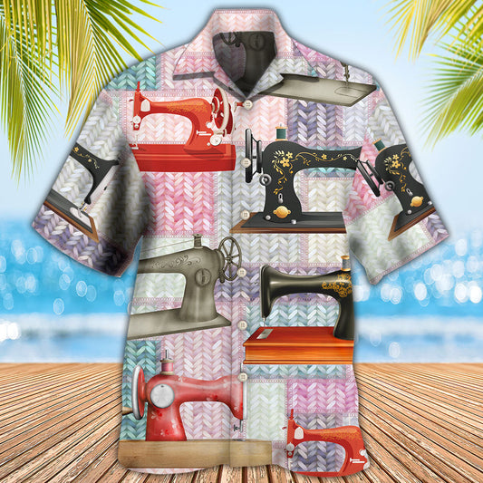 Quilting Machine Knit Fabric - Hawaiian Shirt 