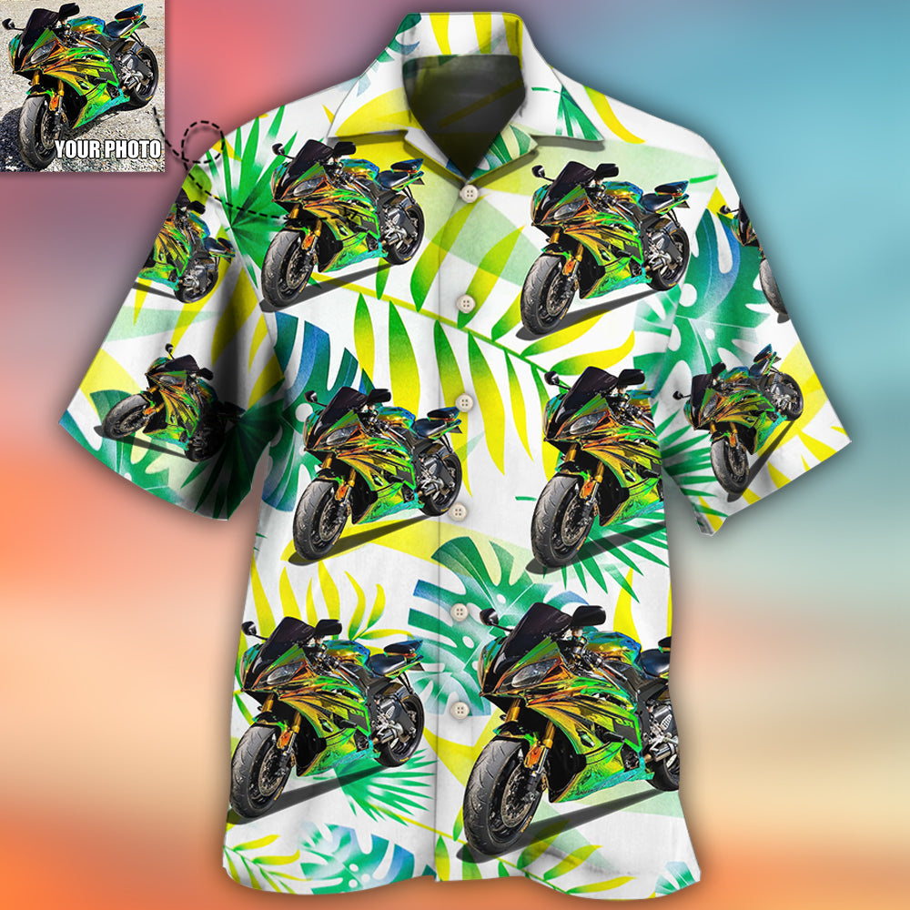 Motorcycle My Sweet Lover Custom Photo - Hawaiian Shirt 