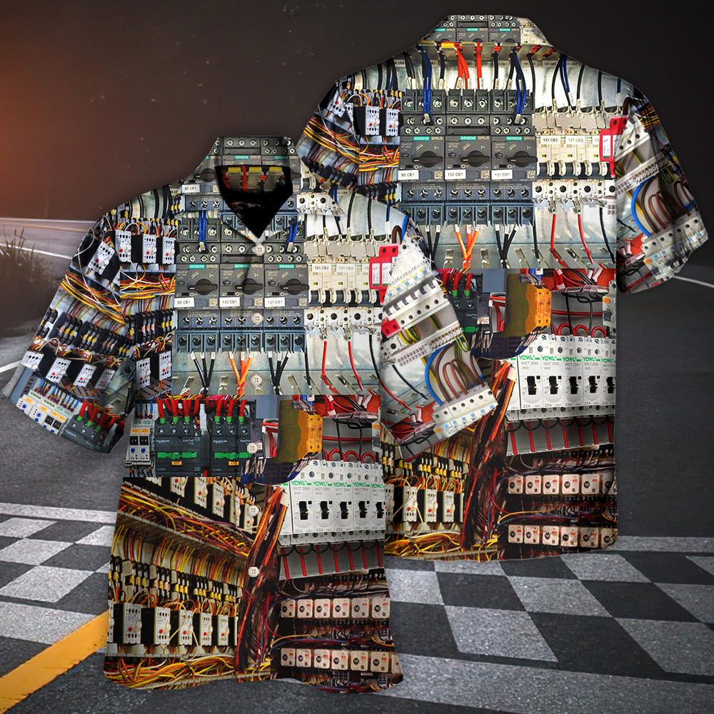 Electrician Have No Fear The Electrician - Hawaiian Shirt 