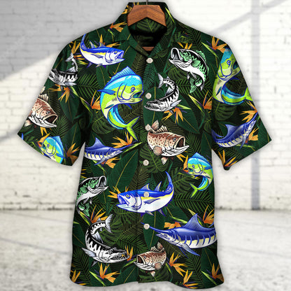 Fishing Wild River Fishing The River Is Calling Catch The Big Bass - Hawaiian Shirt