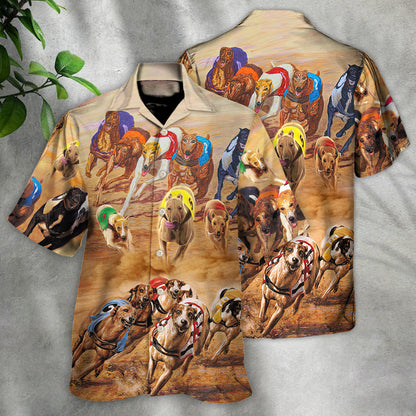 Dog Racing Is Matter Of Fact Dead Greyhound - Hawaiian Shirt 