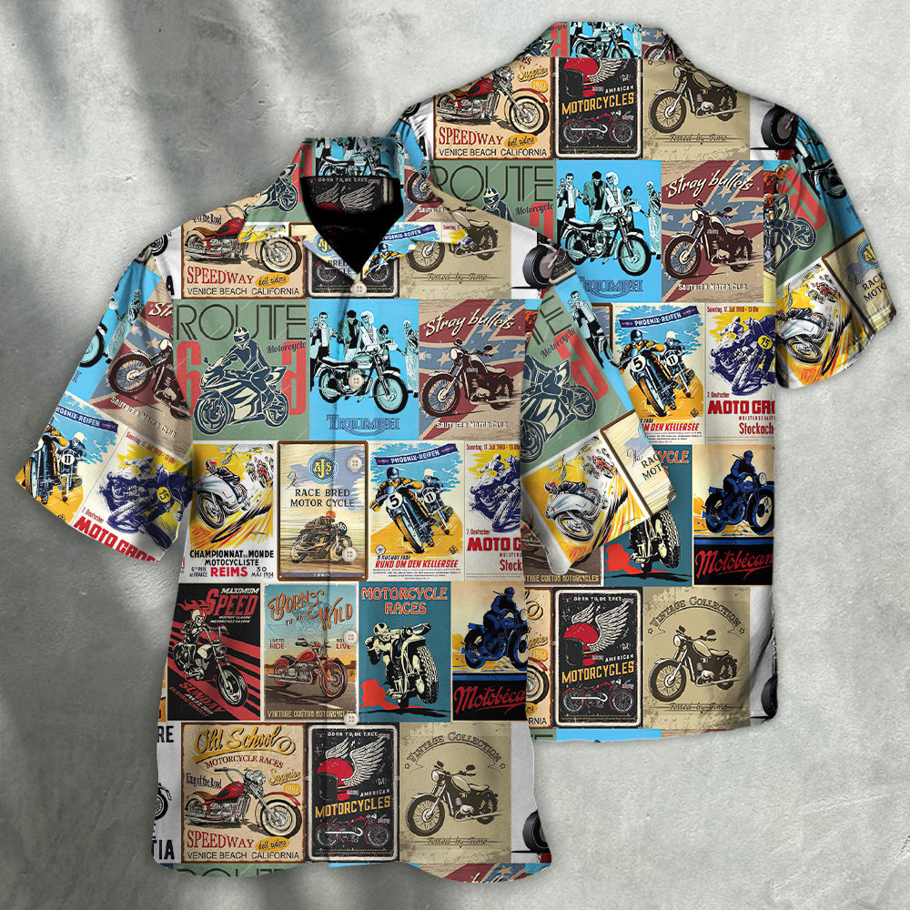 Motorcycle A Long Ride Is The Answer To Your Questions You Will Soon Forget - Hawaiian Shirt - Owl Ohh 
