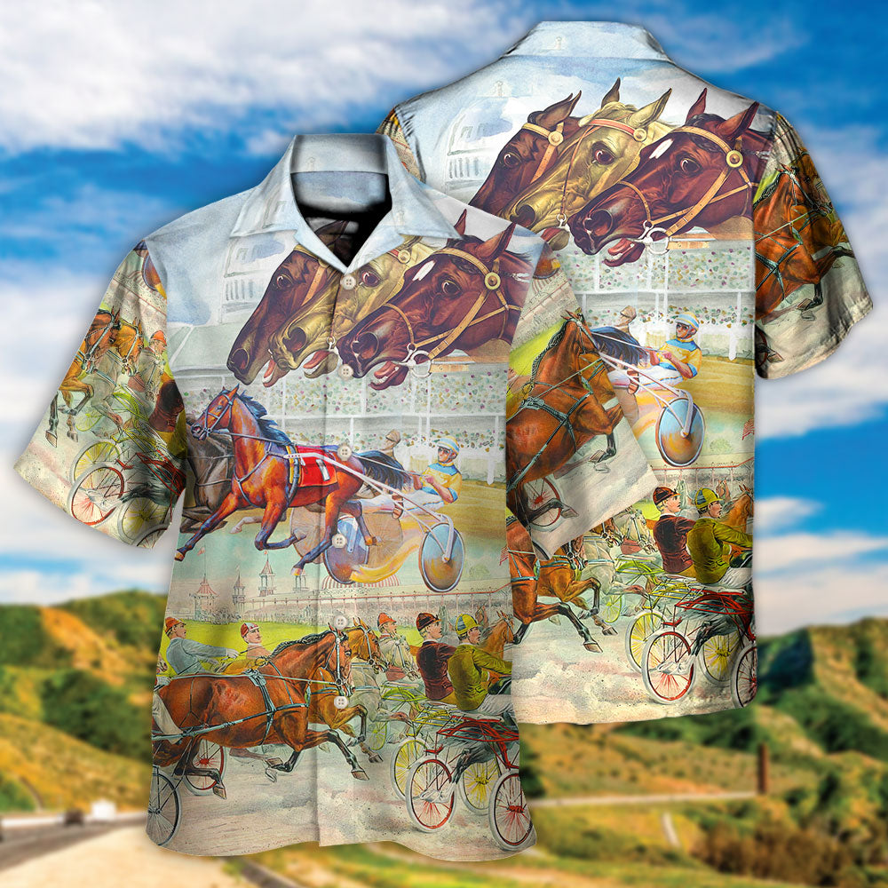 Harness Racing Horse Racing Horse Lover - Hawaiian Shirt 
