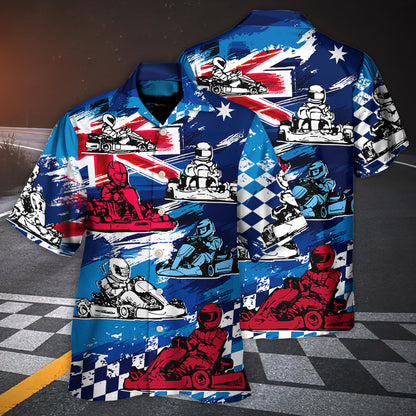 Kart Racing Winner Champion - Hawaiian Shirt 
