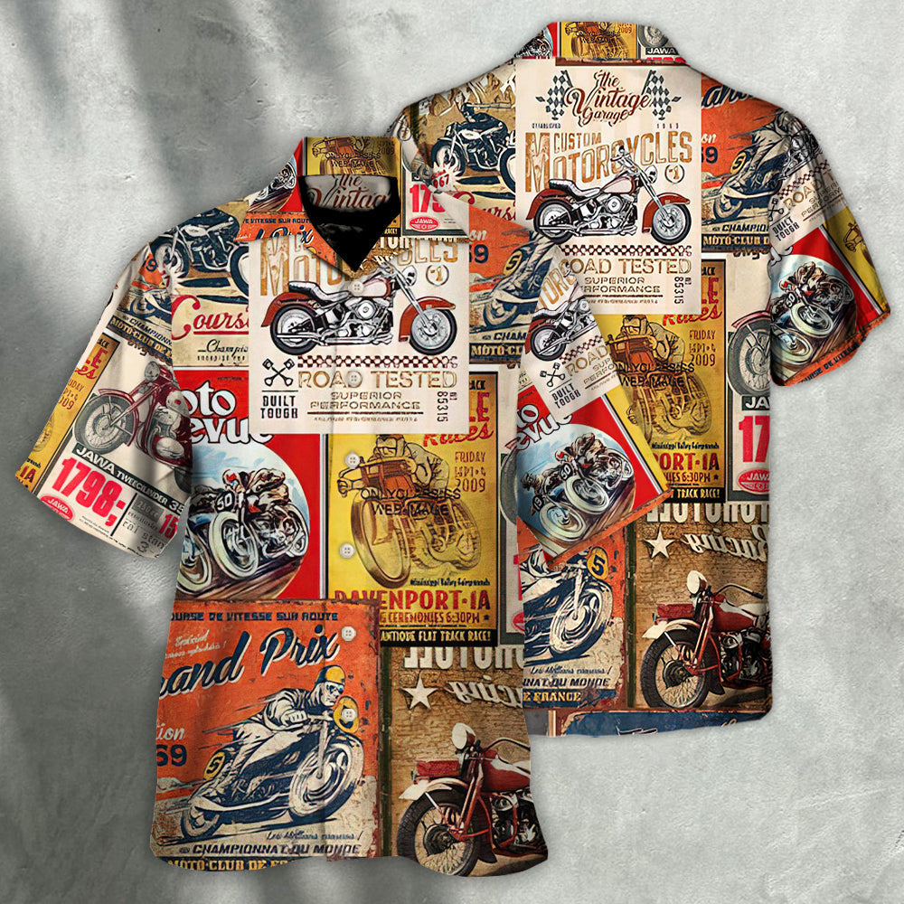 Motorcycle If You Can Still Hear Your Fears, Drop A Gear - Hawaiian Shirt - Owl Ohh 