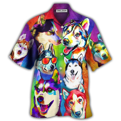 Hawaiian Shirt / Adults / S Husky Dog So Cool - Hawaiian Shirt 