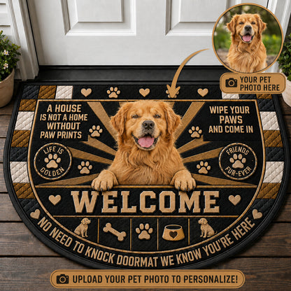 Boxer Welcome Mat – "A Boxer Lives Here" Funny Dog Breed Doormat - 5to9vibe
