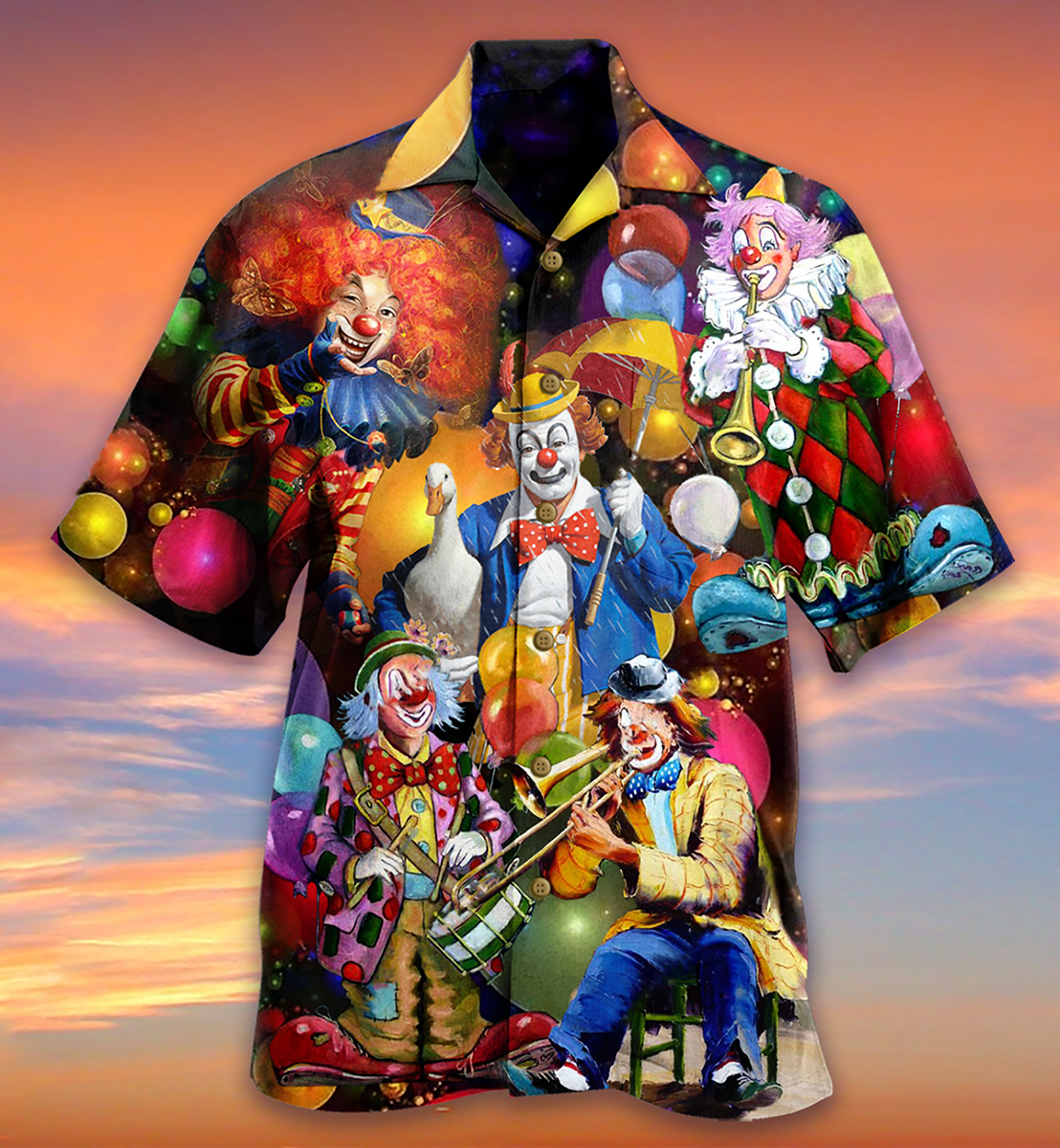 Clown Happiness - Hawaiian Shirt 