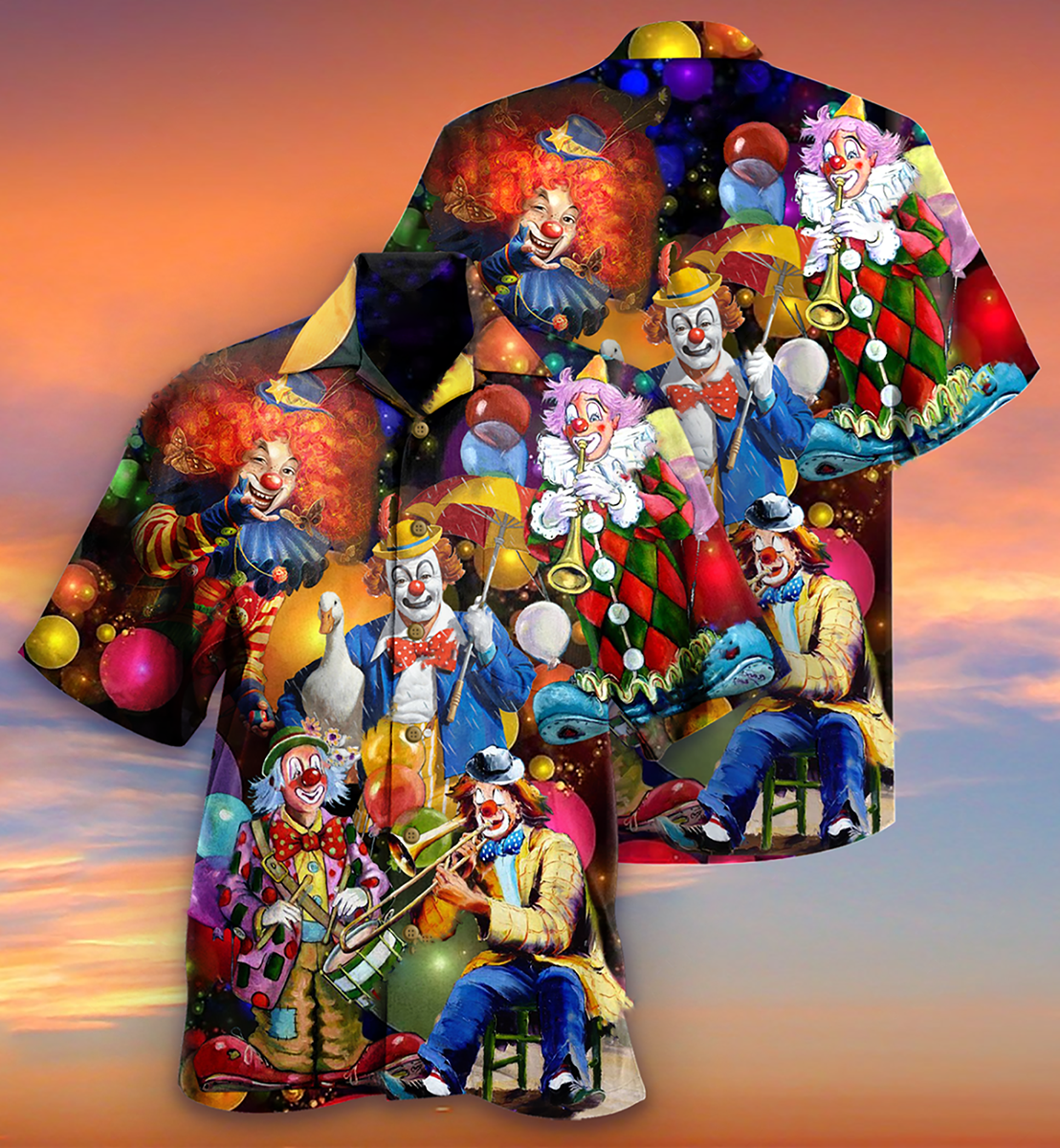 Clown Happiness - Hawaiian Shirt 