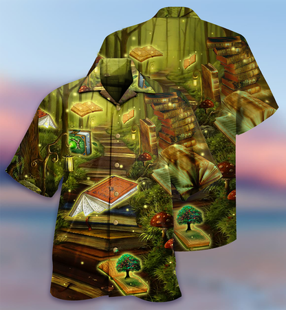 Book Magic Fly Mysterious World - Hawaiian Shirt 