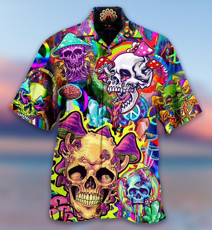 Skull Rainbow Smile - Hawaiian Shirt 