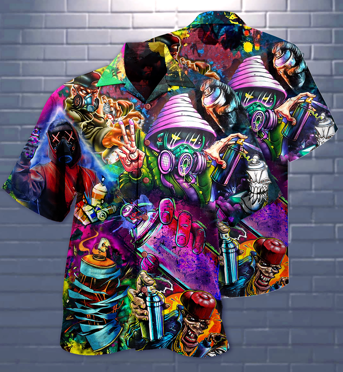 Hippie Say Hi Mysterious - Hawaiian Shirt 