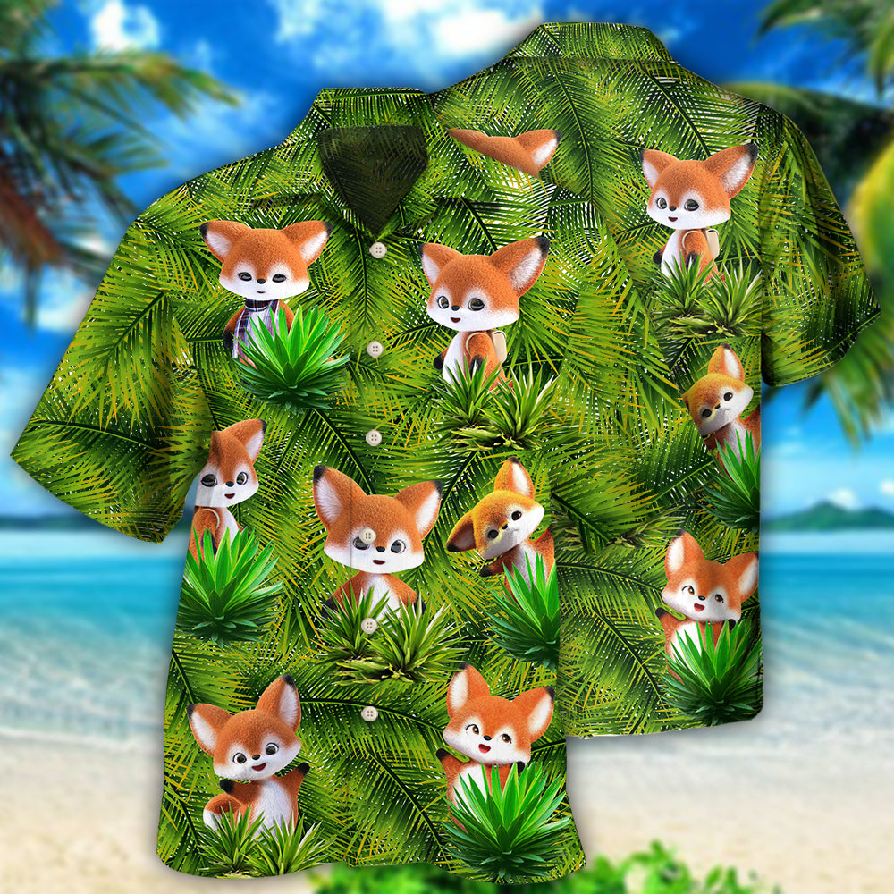 Fox In 3D Animator Fox - Hawaiian Shirt 