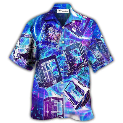 Hawaiian Shirt / Adults / S 3D Printing in Modern Life - Hawaiian Shirt 