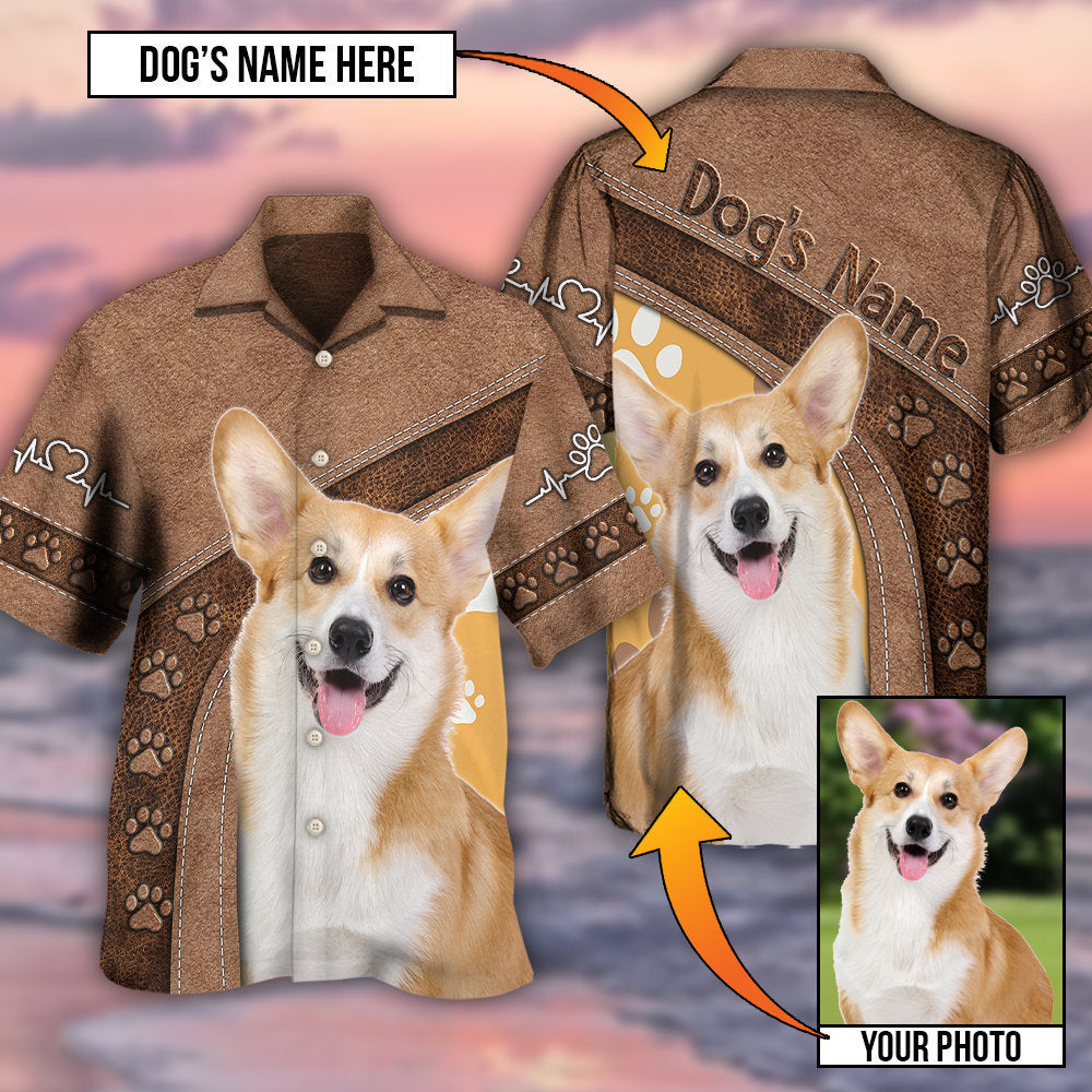 Dog Paw My Lovely Dog Classic Custom Photo Personalized - Hawaiian Shirt 