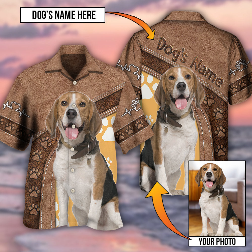 Dog Paw My Lovely Dog Classic Custom Photo Personalized - Hawaiian Shirt 