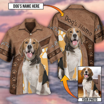 Dog Paw My Lovely Dog Classic Custom Photo Personalized - Hawaiian Shirt 