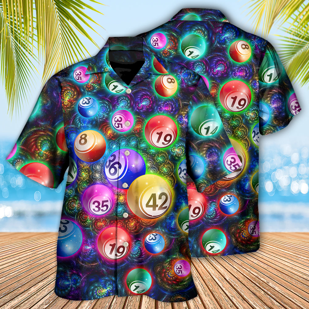 Billiard Funny Neon Colorful - Hawaiian Shirt 