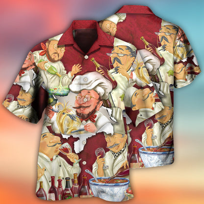 Master Chef Cooking Art Style - Hawaiian Shirt 