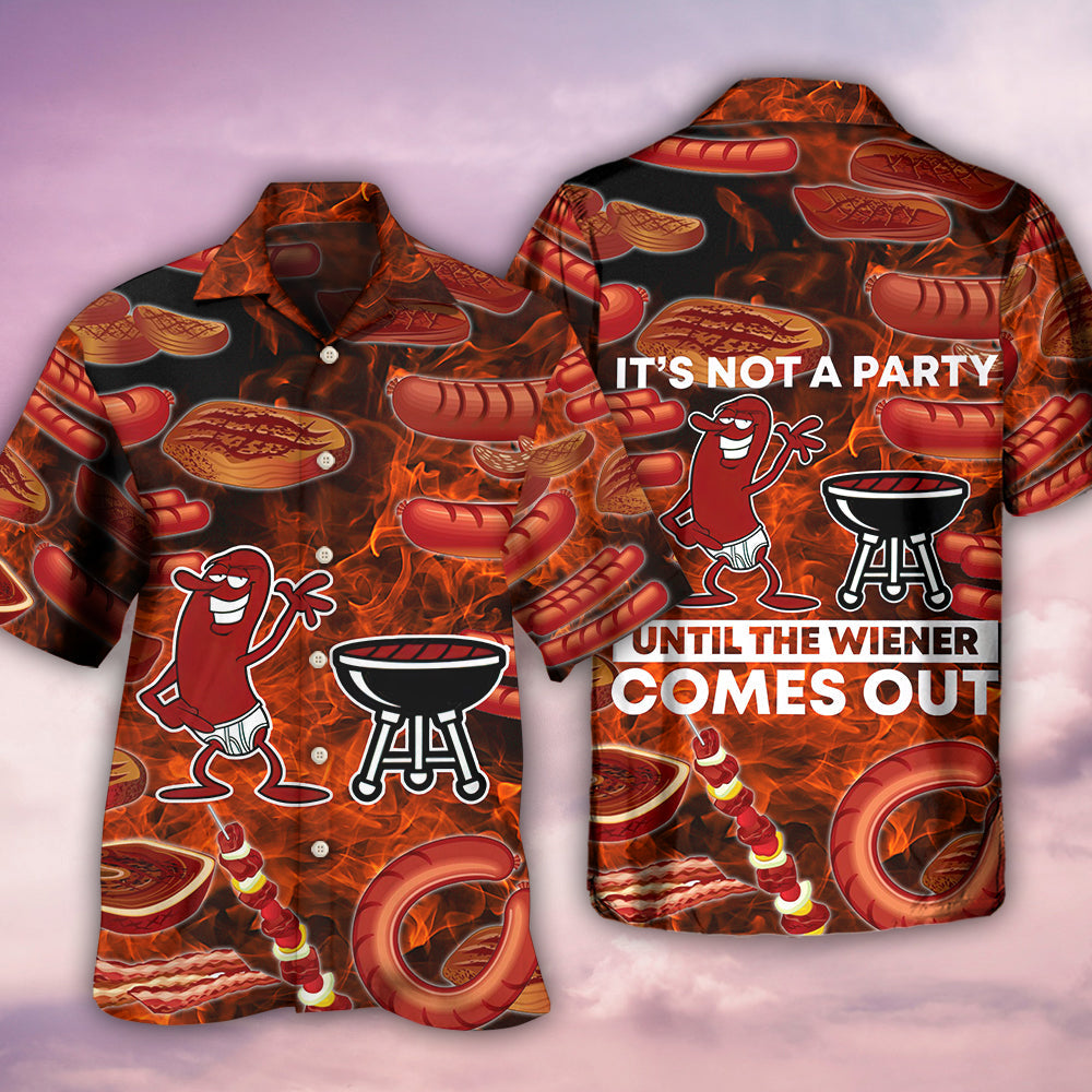 Food Sausage It's Not A Party - Hawaiian Shirt 
