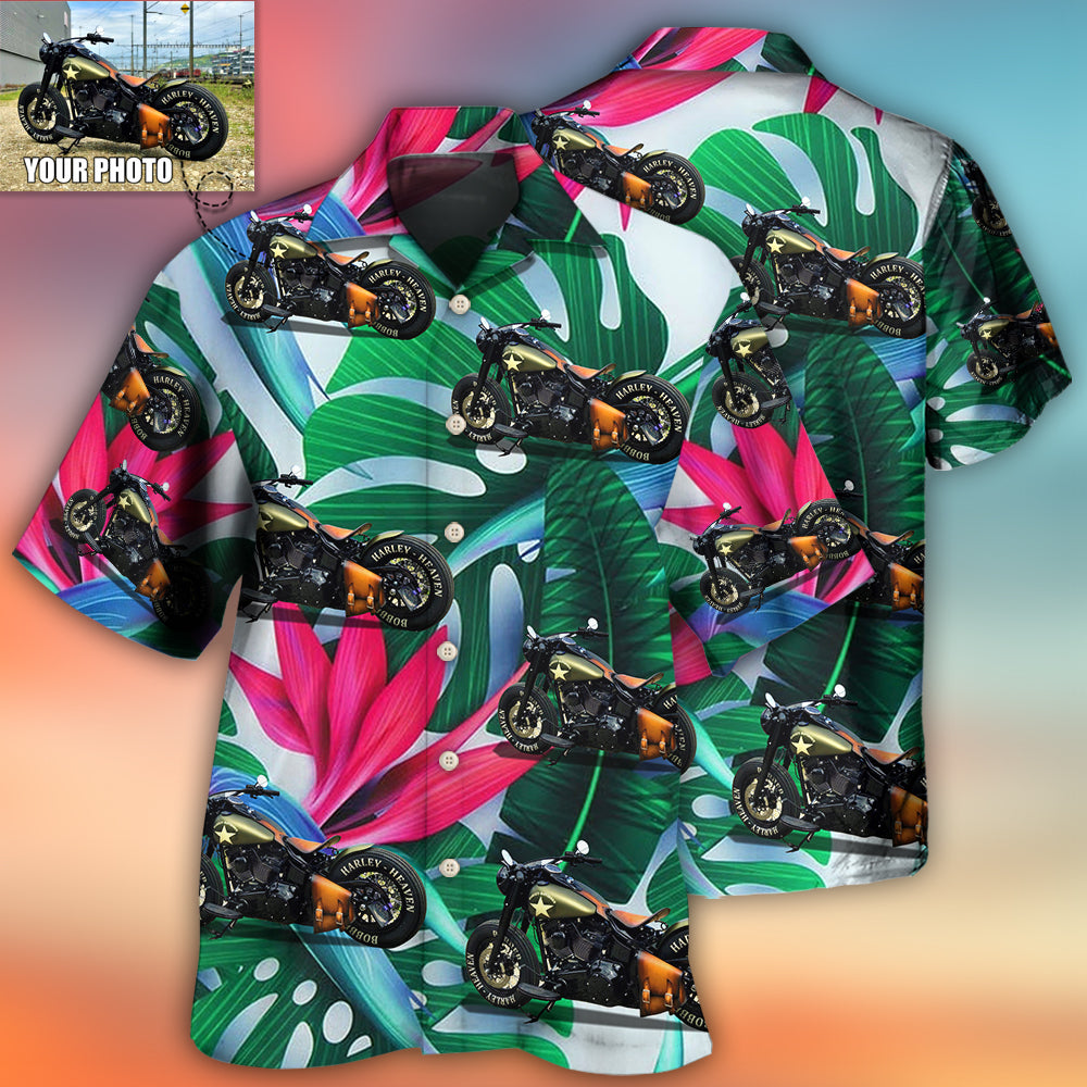 Motorcycle My Sweet Lover Custom Photo - Hawaiian Shirt 