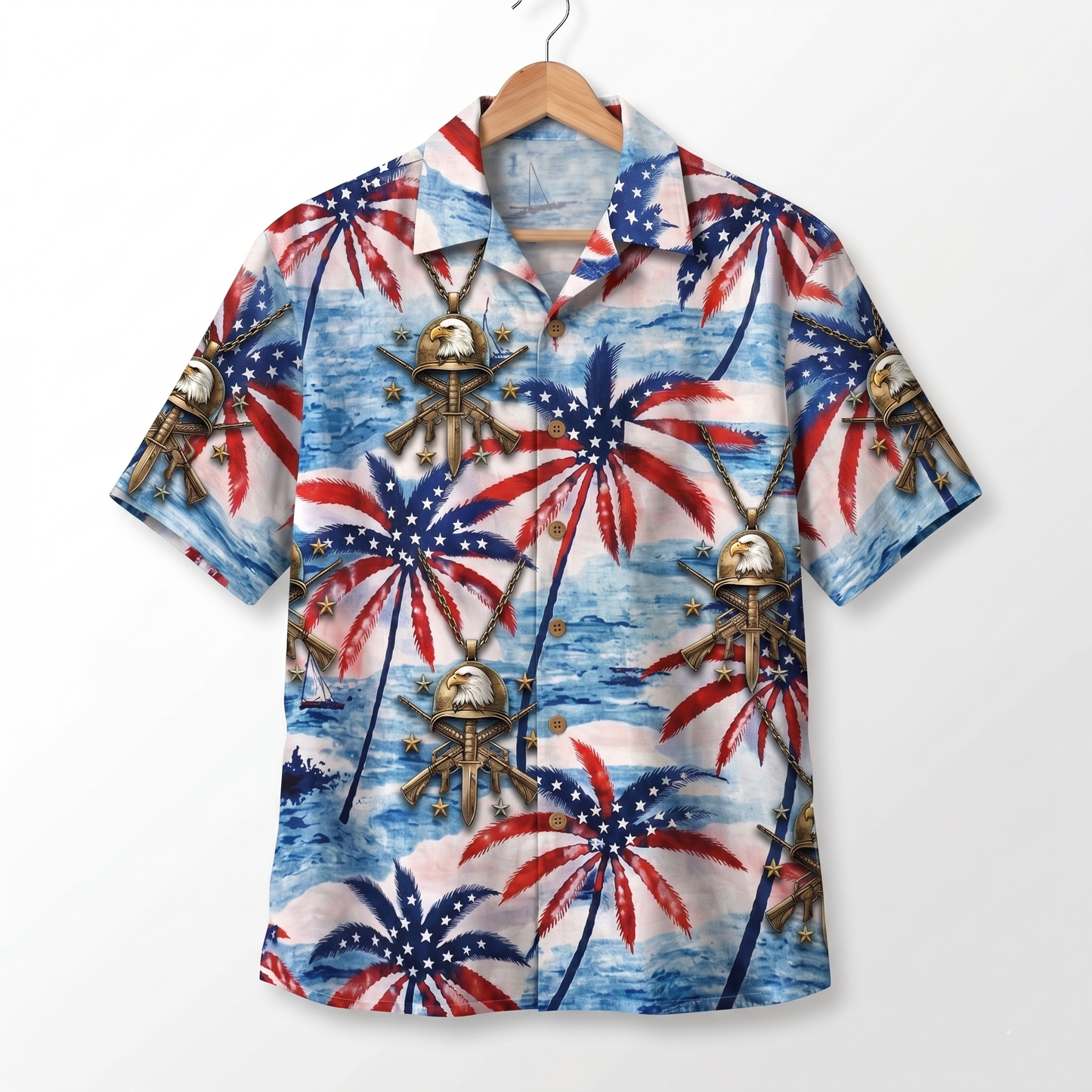 Marines Patriotic Veteran 250 Years America Premium Unisex Hawaiian Shirt For Men and Women