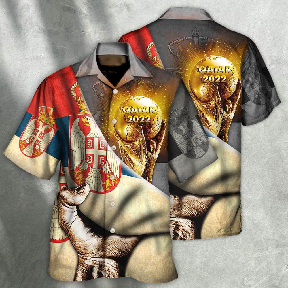 World Cup Qatar 2022 Serbia Will Be The Champion - Hawaiian Shirt 
