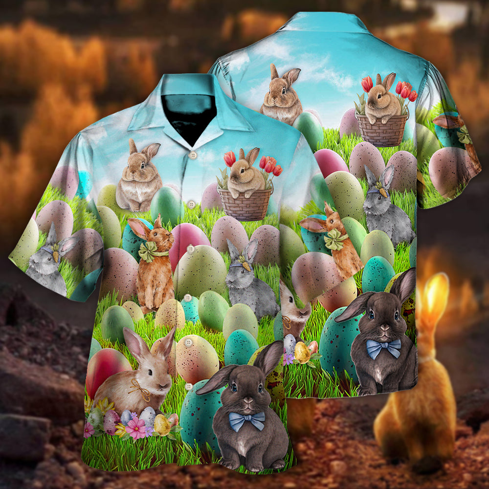 Easter This Is My Easter Shirt Rabbit Funny Happy Easter - Hawaiian Shirt 