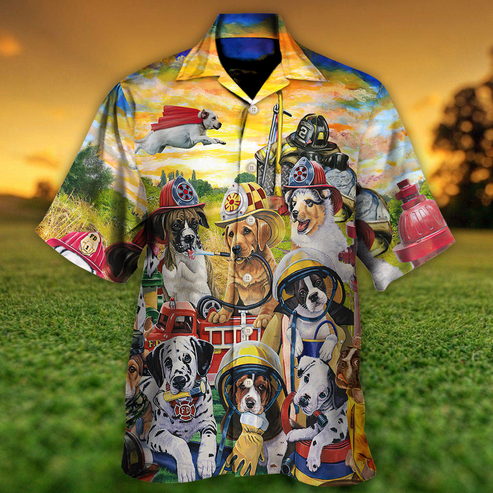 Dog Rescue Hero Helpers Rescued Is My Favorite Breed - Hawaiian Shirt 