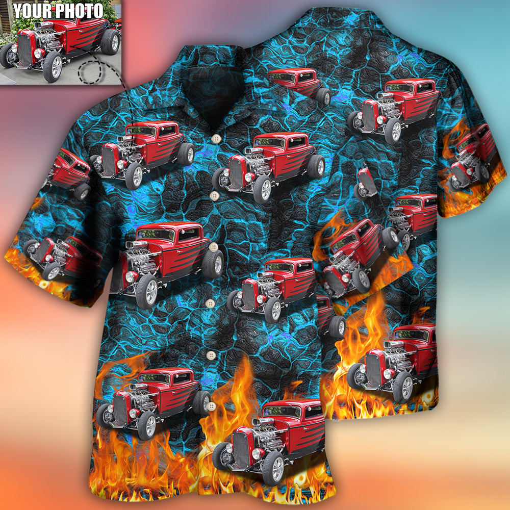 Hot Rod Various Style Custom Photo - Hawaiian Shirt 