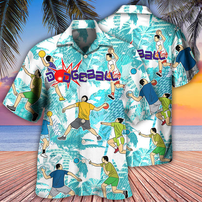 Dodgeball Ball Games Tropical Life - Hawaiian Shirt 
