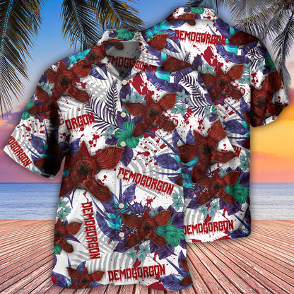 Demogorgon Monster Hawaiian Pattern - Hawaiian Shirt 
