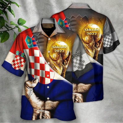 World Cup Qatar 2022 Croatia Will Be The Champion - Hawaiian Shirt 