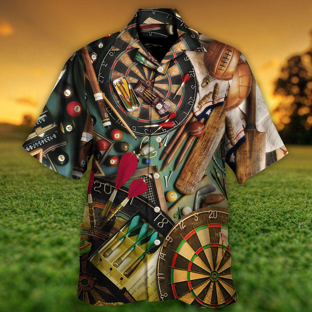Dart World Okayest Dart Player - Hawaiian Shirt 