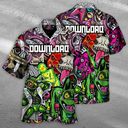 Music Event Download Festival Lover Colorful Art Style - Hawaiian Shirt 