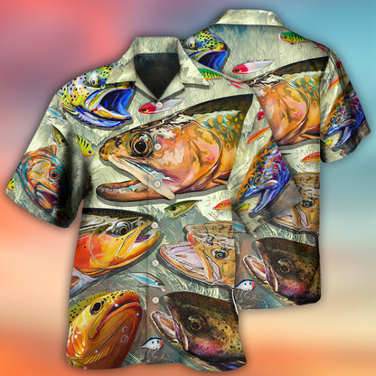 Fishing Is My Life Art Style - Hawaiian Shirt 