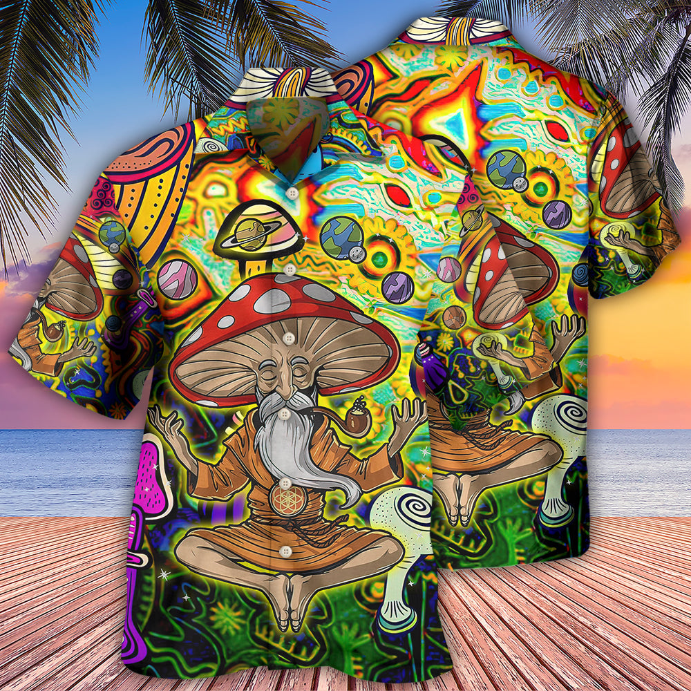 Hippie Mushroom Witch Colorful - Hawaiian Shirt 
