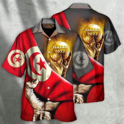 World Cup Qatar 2022 Tunisia Will Be The Champion - Hawaiian Shirt 